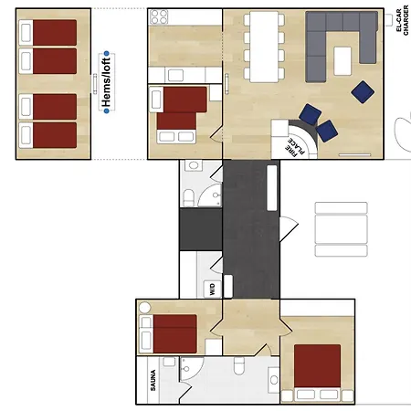 Perfectly Located Timber For 6-8 Guests 度假居 Beitostolen